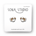 Shih tzu earrings