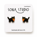 Pizza Kitty Earrings