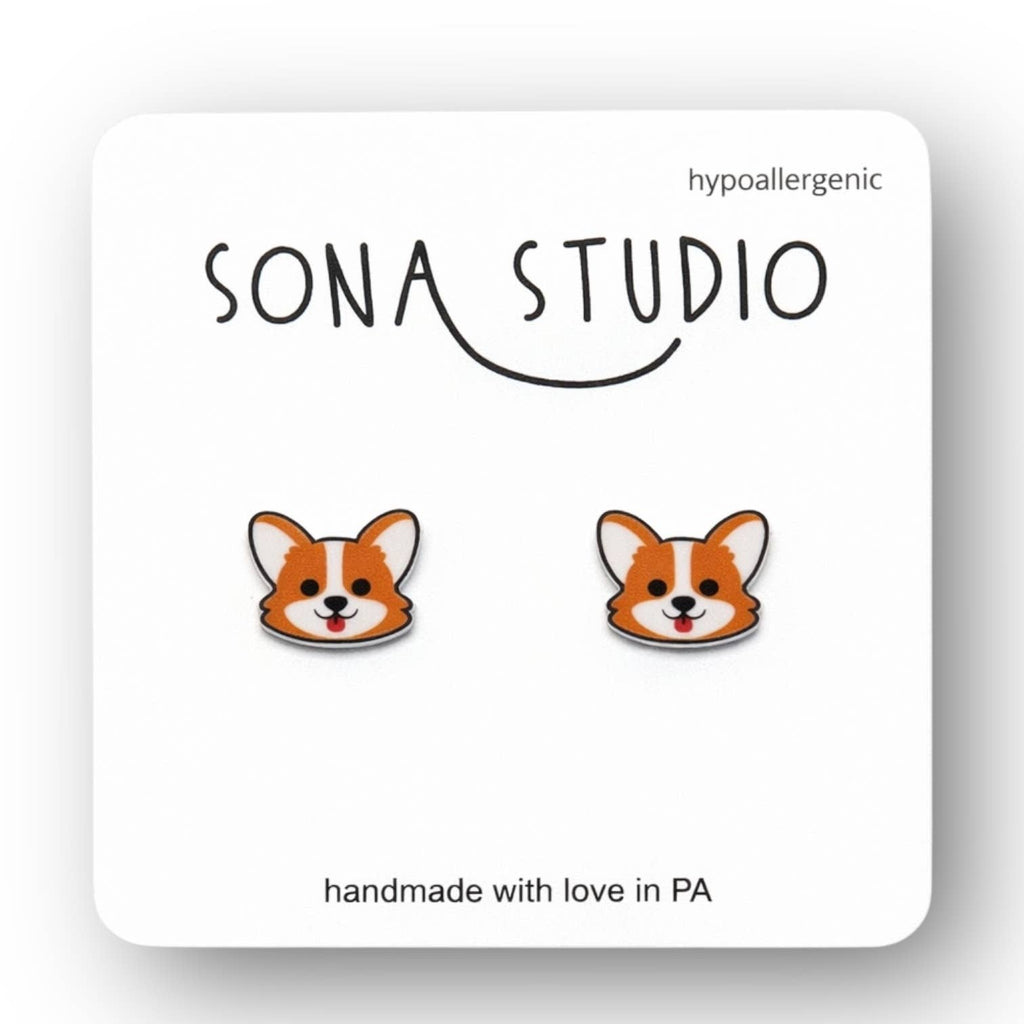 Corgi Earrings