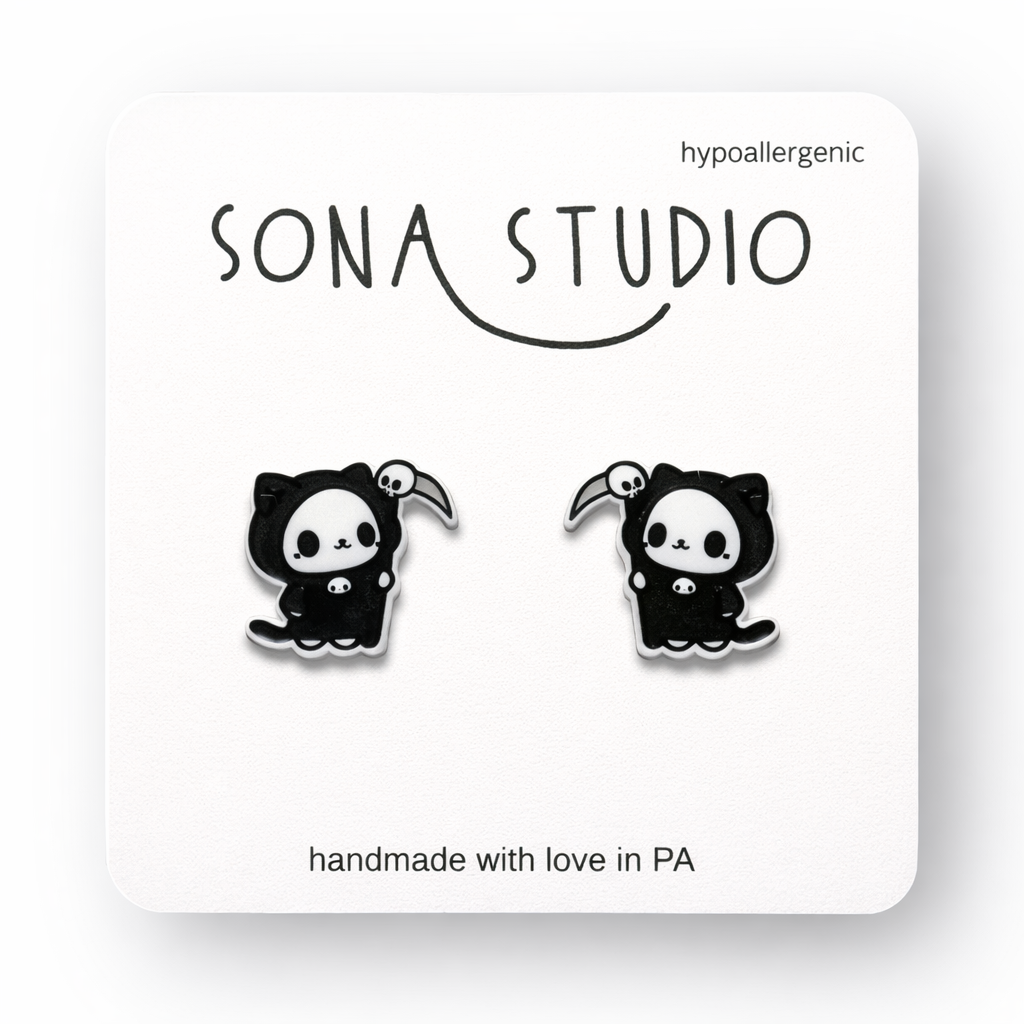 Kitty Reaper Earrings