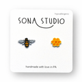 Honey Bee Earrings