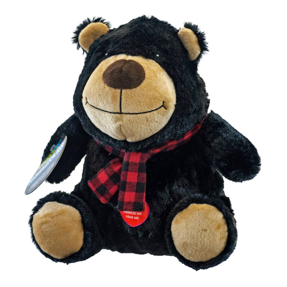 Chuckles Holiday Bear Plush Dog Toy – HERO
