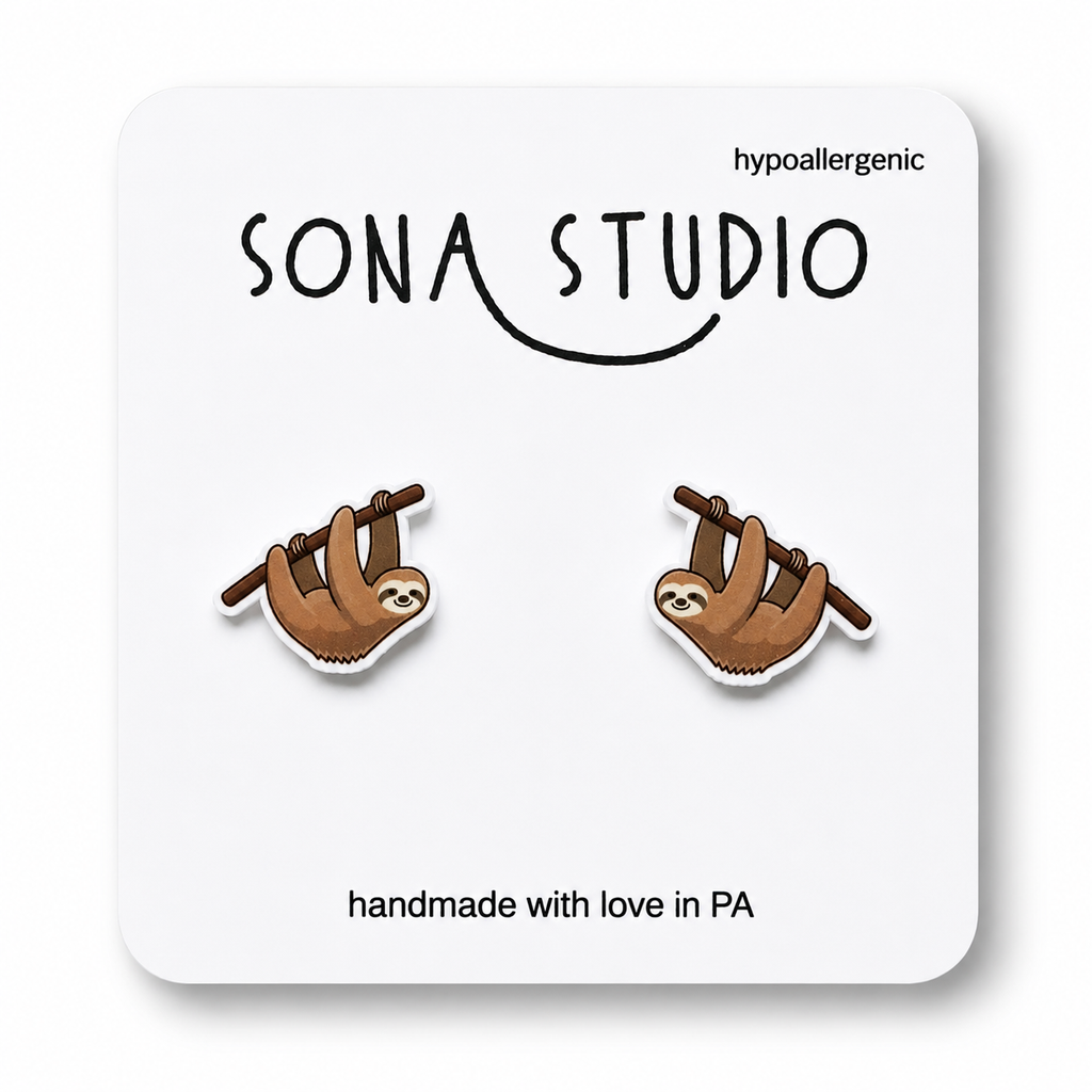 Sloth Earrings
