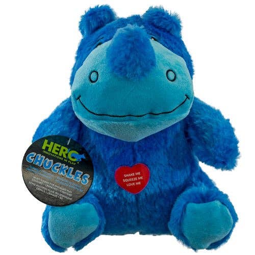 Chuckles 2.0 Rhino Plush Dog Toy – HERO