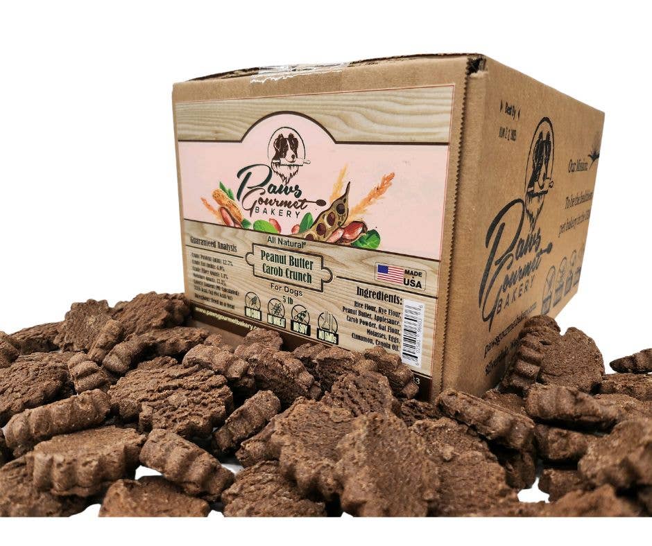 Paws Gourmet Bakery Peanut Butter Carob Crunch 5-lb