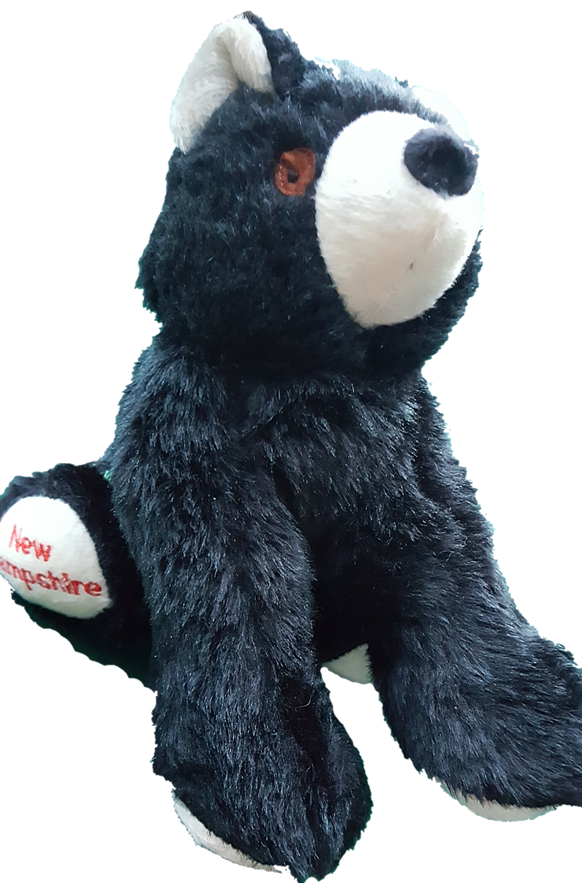 NEW HAMPSHIRE BEAR Plush Squeaky Dog Toy