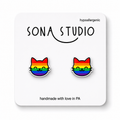Pride Kitty Earrings