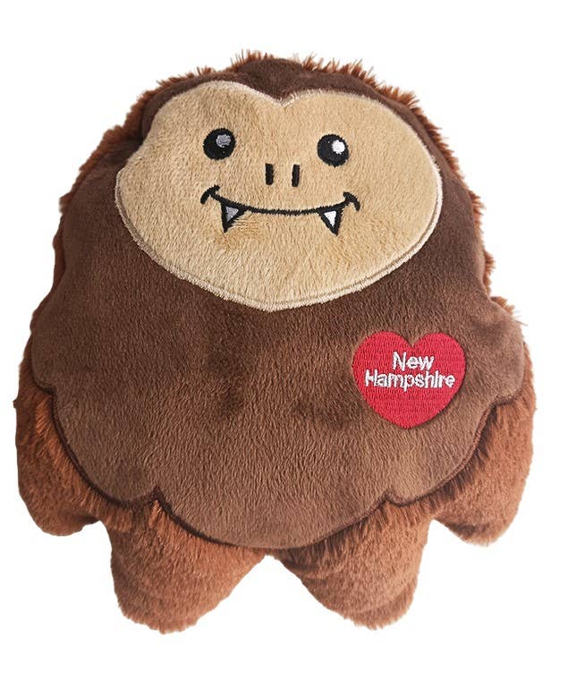 New Hampshire BIGFOOT plush squeaky dog toy