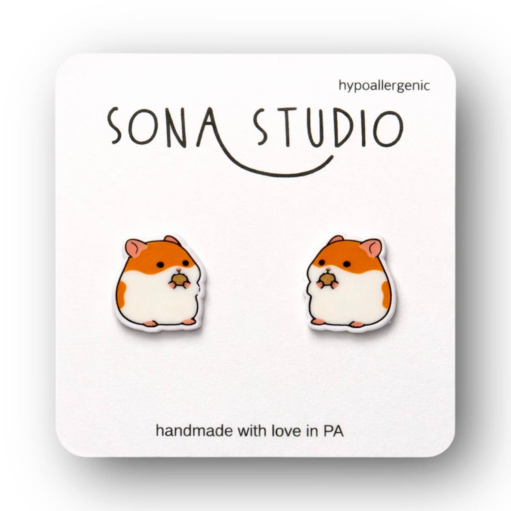 Hamster Cutie Earrings