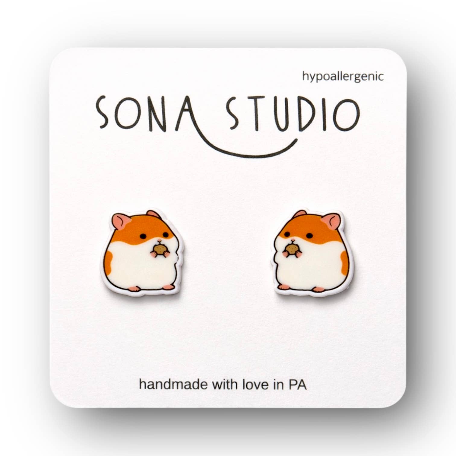 Hamster Cutie Earrings