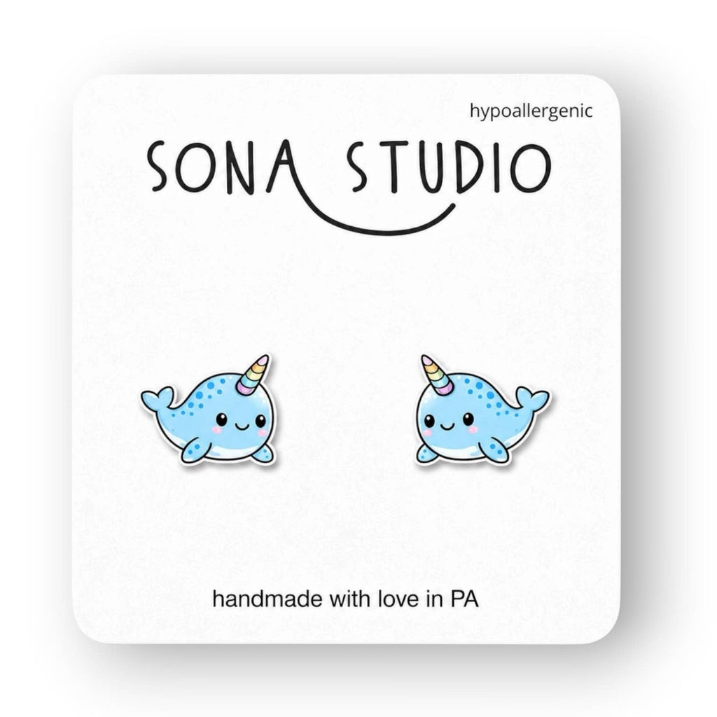 Narwhal Earrings