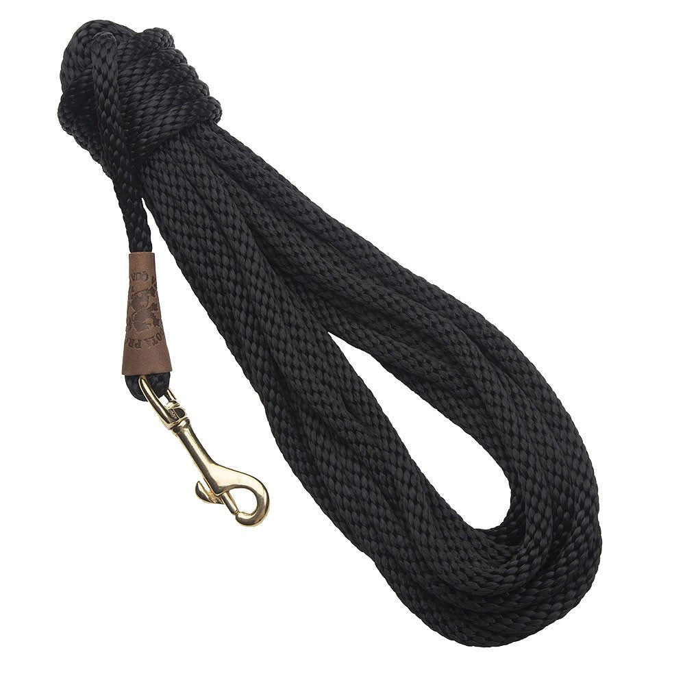 Mendota Obedience Check Cord 20 Ft. Black