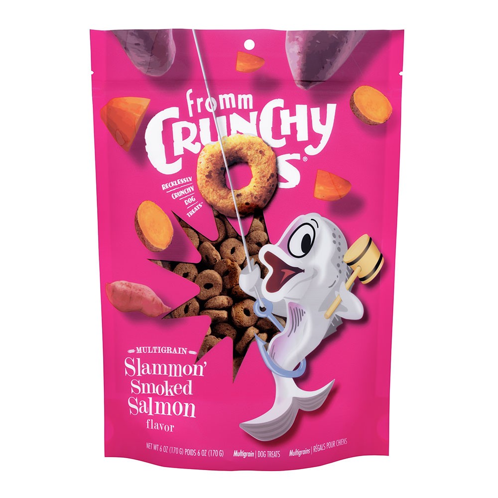 Crunchy O's Slammon Salmon 6-oz