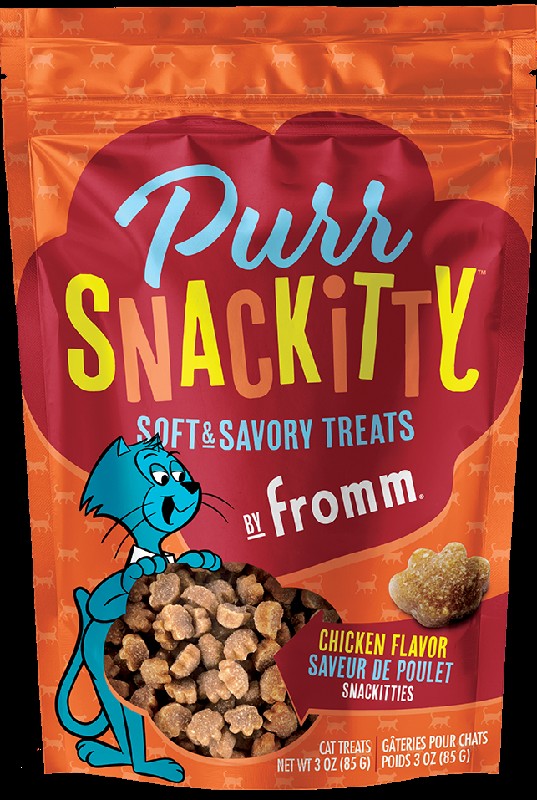 Purr Snackitty Chicken Cat Treat 3-oz