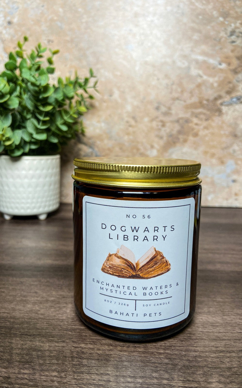 Dogwarts Library Candle