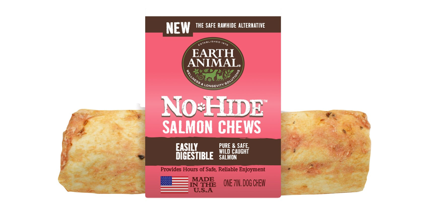 No Hide Salmon Chew 7"