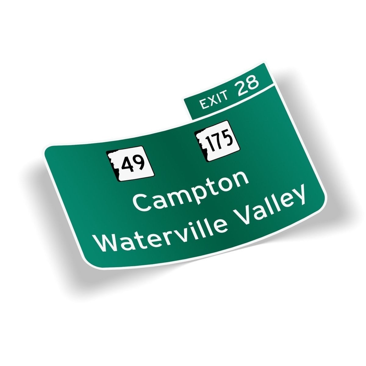 Exit 28 Bumper Sticker