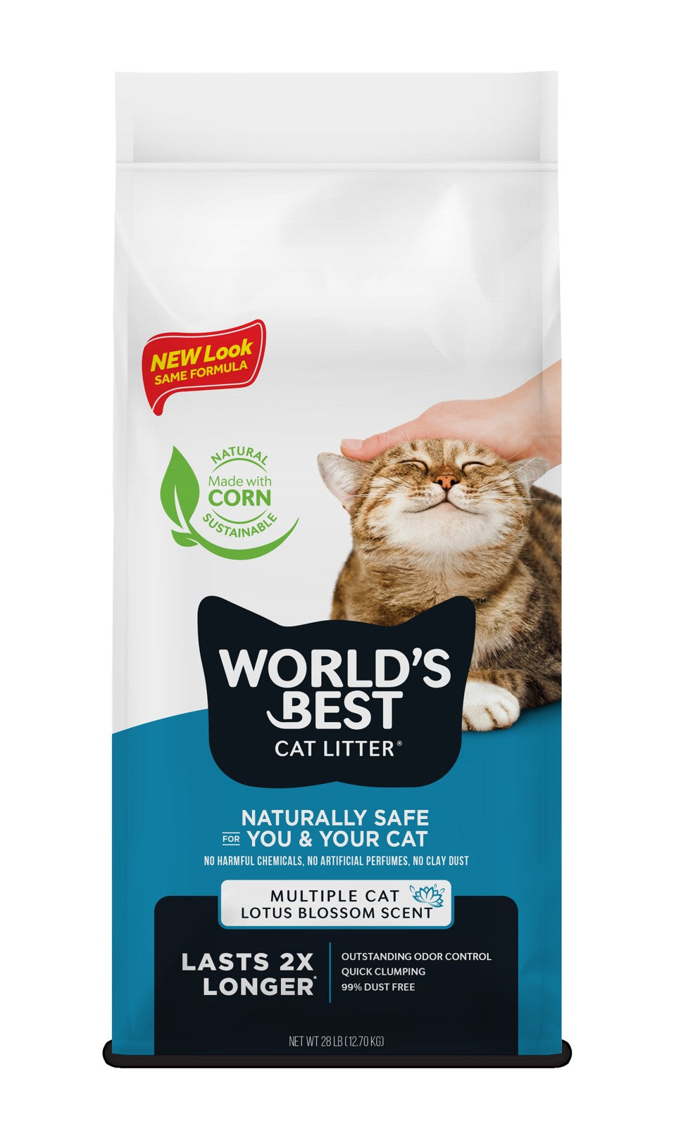 World's Best Cat Litter Multi-Cat Lotus 28 lb